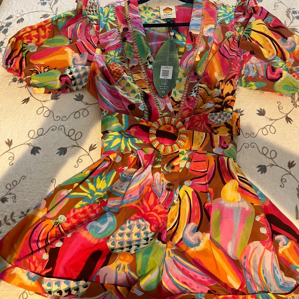 Farm Rio, brand new, never worn romper. With tags.